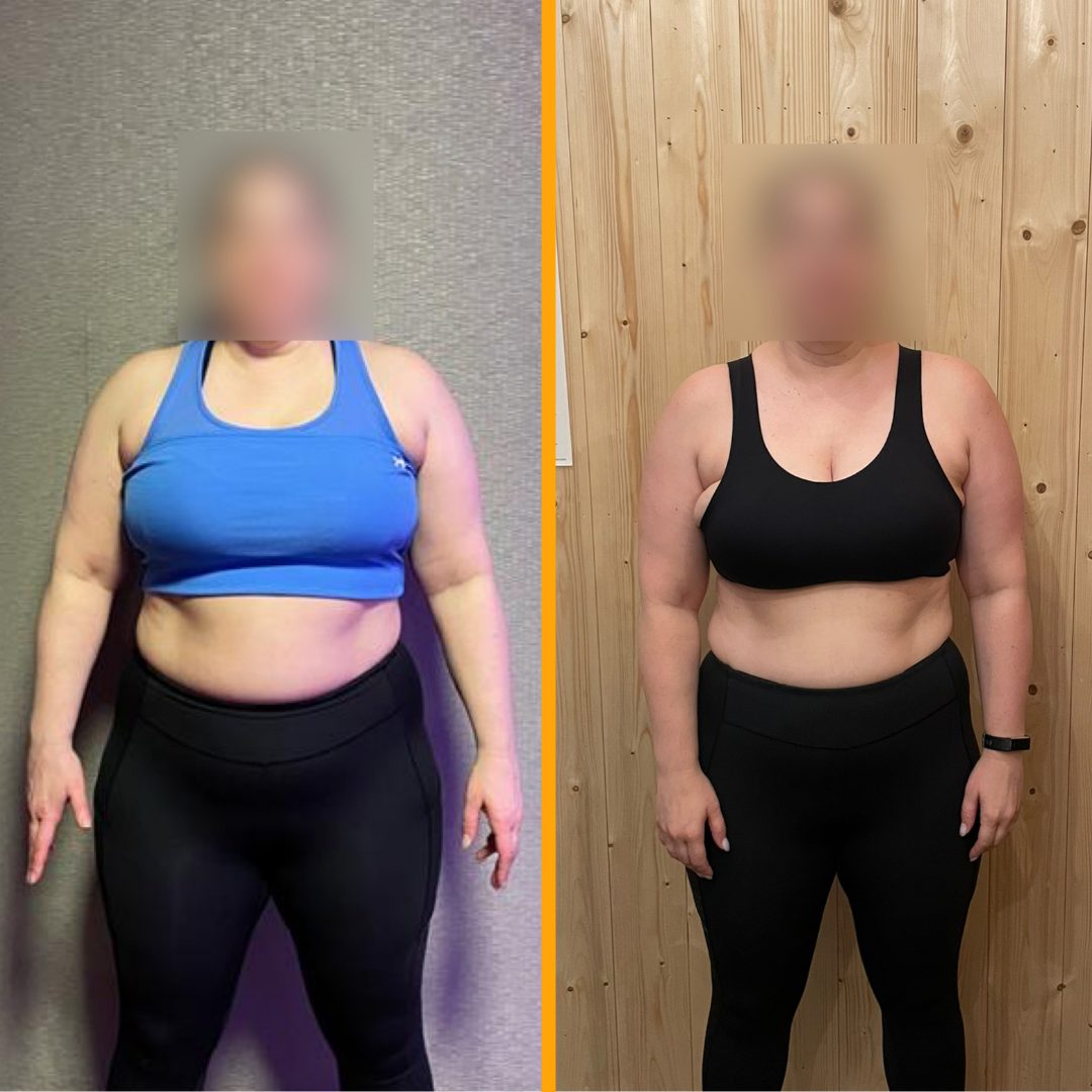 Client before and after training with Jack Maroni